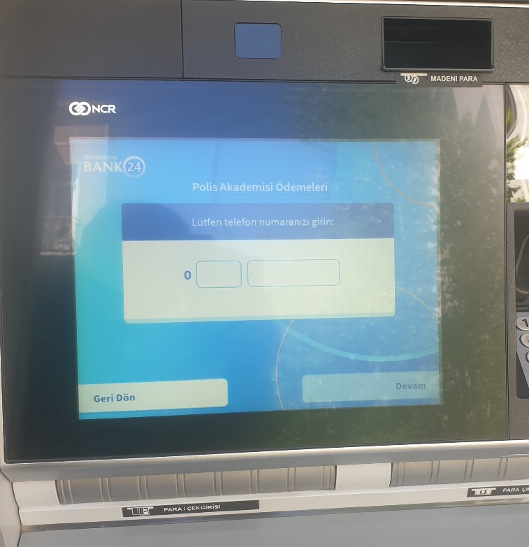 Halkbank Bekçilik Ücreti Yatırma ATM – 7. Adım